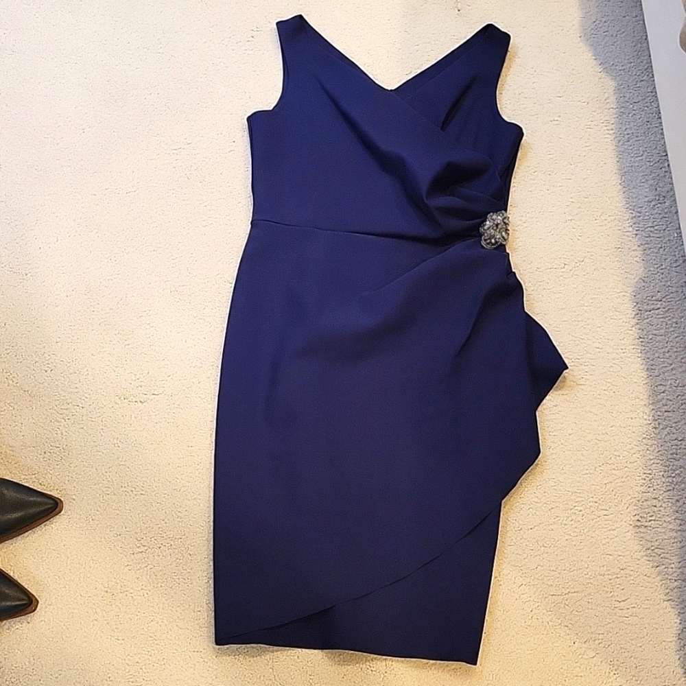 Navy cocktail dress